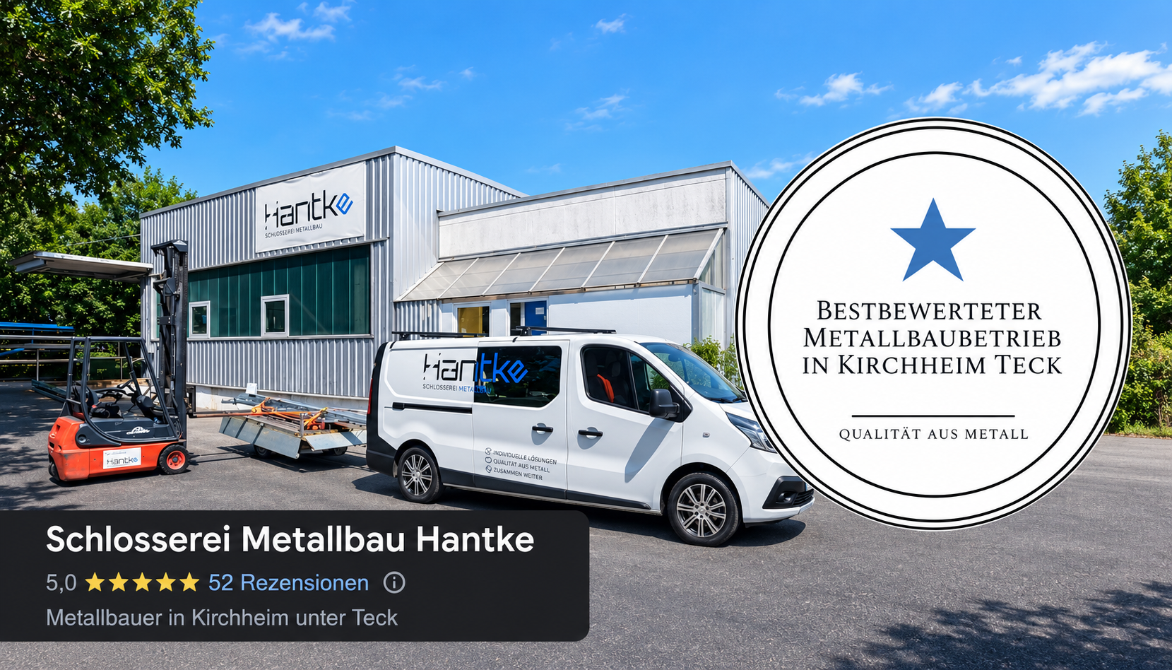Metallbau Hantke – Werkstatt und Bestbewerteter Metallbaubetrieb in Kirchheim Teck